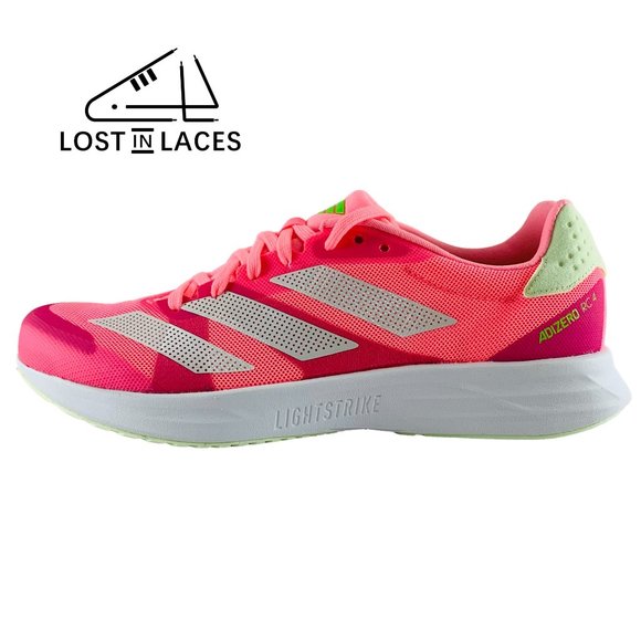 adidas Shoes - Adidas Adizero RC 4 Pink White Sneakers New Running Shoes GY8403 (Women's Sizes)
